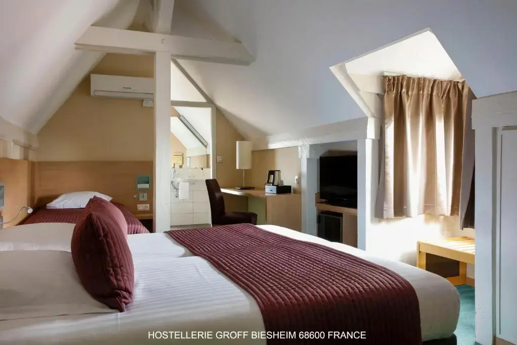 Hôtel Restaurant Groff Aux Deux Clefs - Chambres