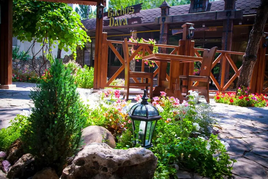 豪華雙人房，設有兩張單人床，享有景觀