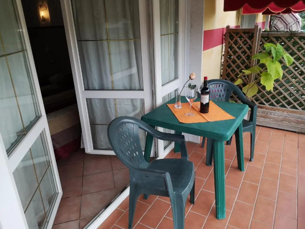 Studio with balcony