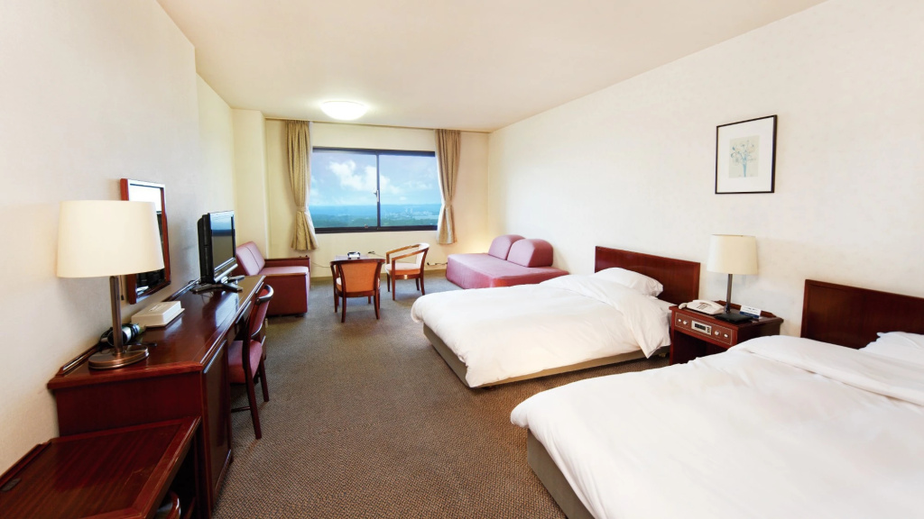 Standard Double room with ocean view (twin beds)