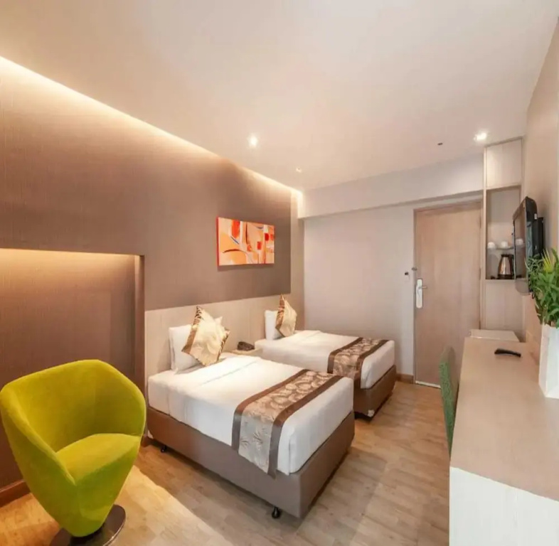 Palette Hi Hotel Bangkok Room Type - STANDARD, TWIN BEDS