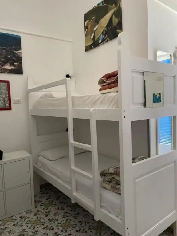 Bed in Dorm (female dorm) with ocean view