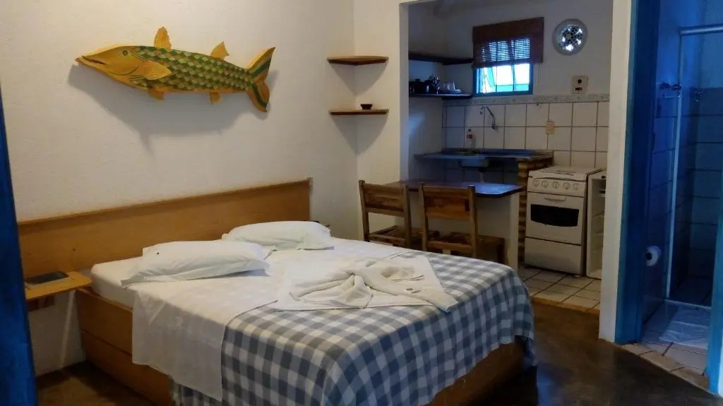 Chalet with balcony