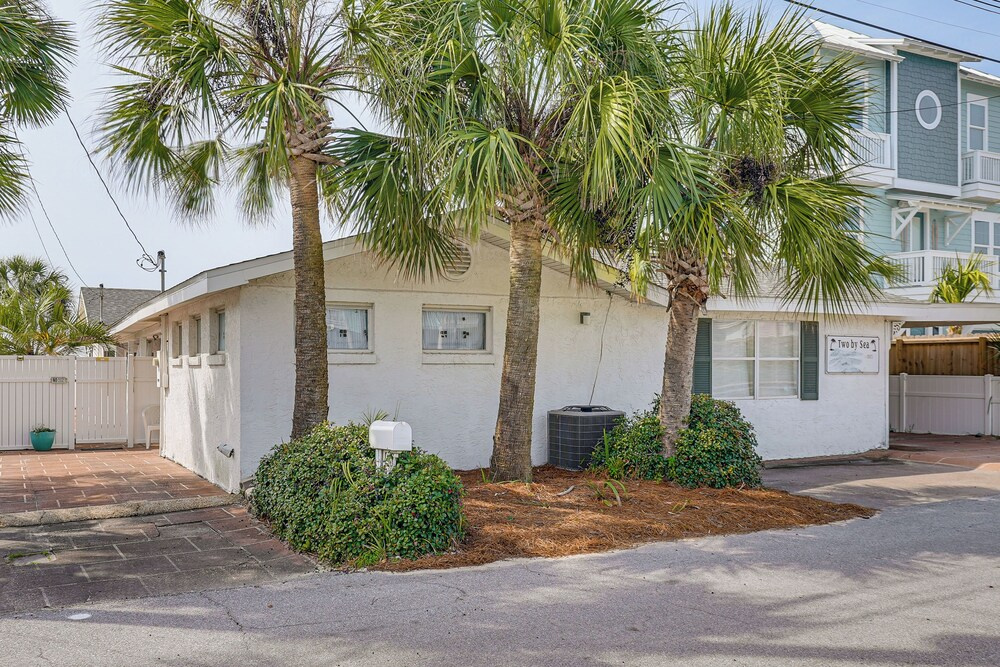 'two by Sea' Beachfront Private Home w/ Courtyard!