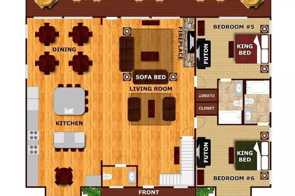 100 Guests Blackthorn Sister Smokies Homes Luxury Mountain Retreat