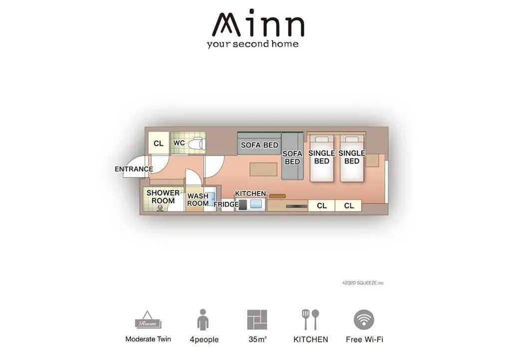 Standard Double room (twin beds)