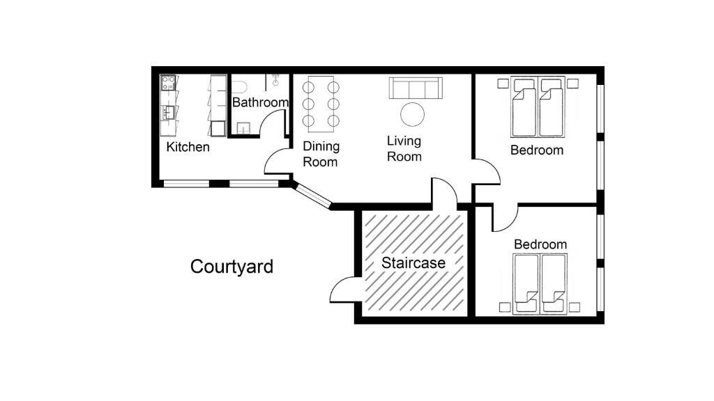 Отель 120SQM Amazing 3 BR Apt - Heart of Copenhagen в Копенгагене