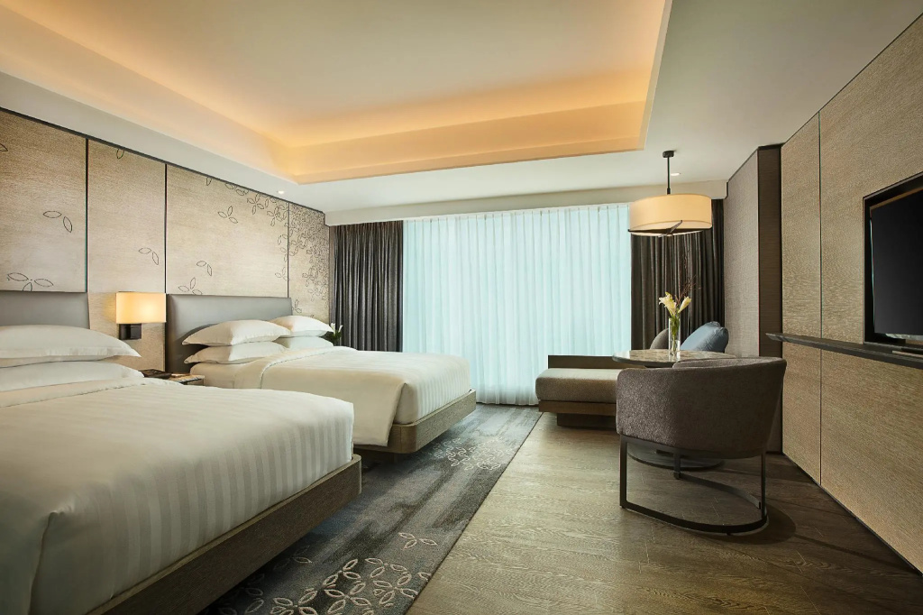 Deluxe Double room with city view (twin beds)