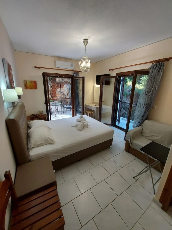 Studio with balcony