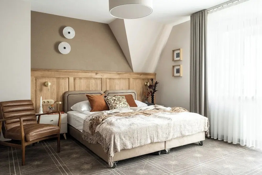 Comfort Double room with balcony and with mountain view (full double bed)