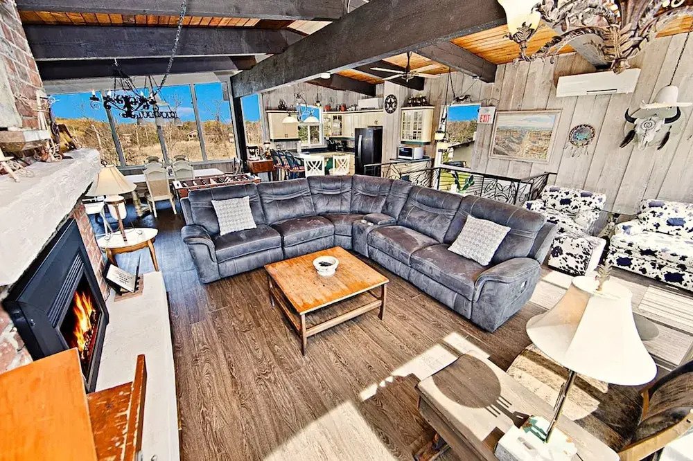 Rustic 5BR Escape  Sauna Hot Tub - фото 9