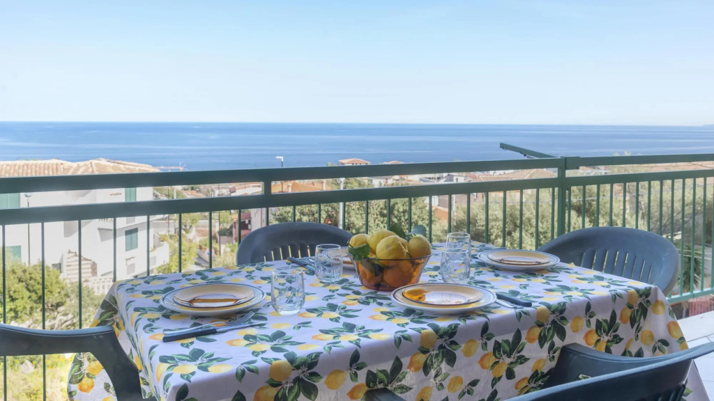 Sea view balcony in Cala Gonone