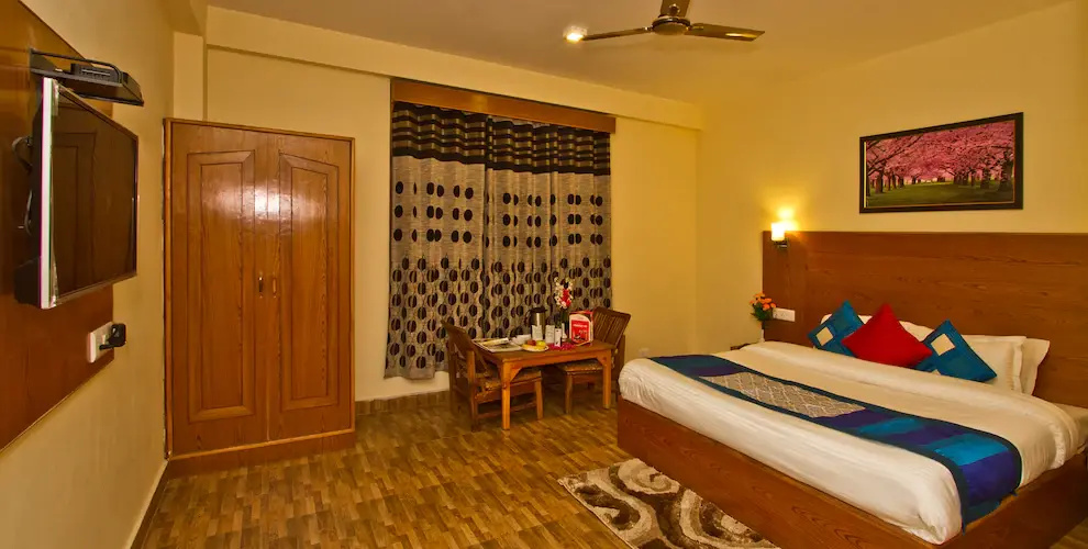 Deluxe room with balcony and with mountain view