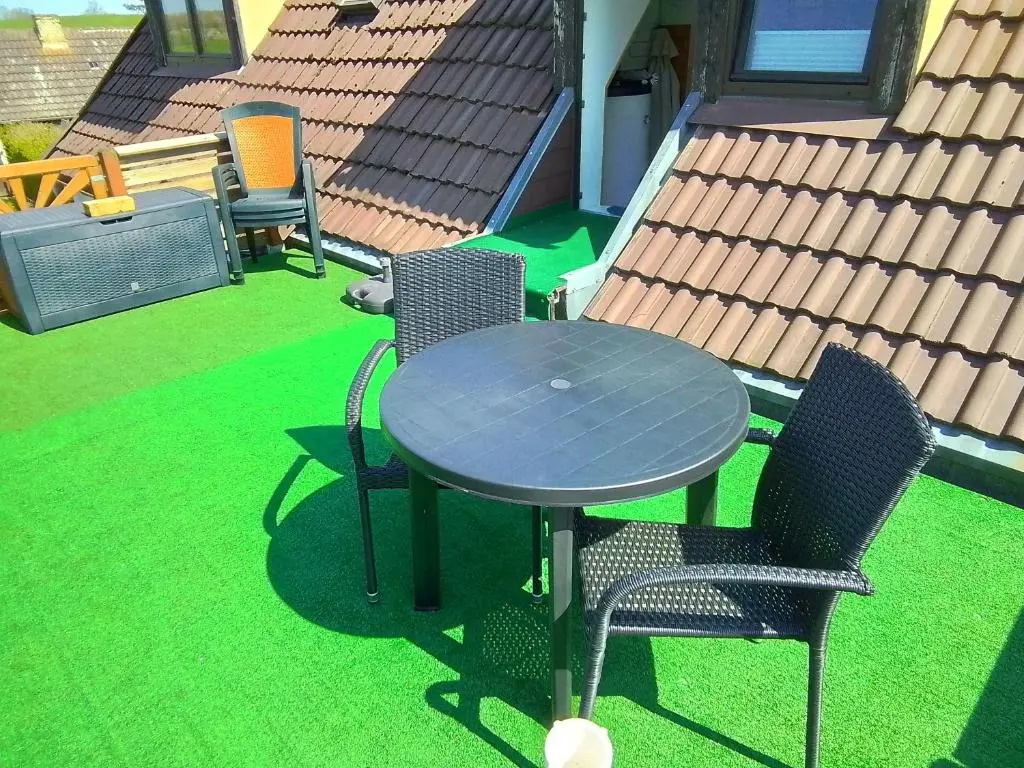 Haus im Wind