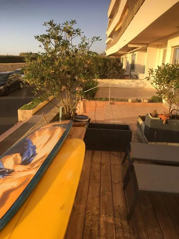 Voir la photo 2 — Studio sur la plage vue mer piscine Biarritz