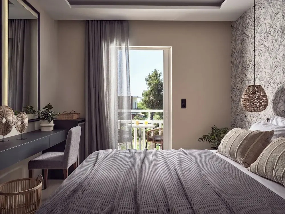 Studio with balcony