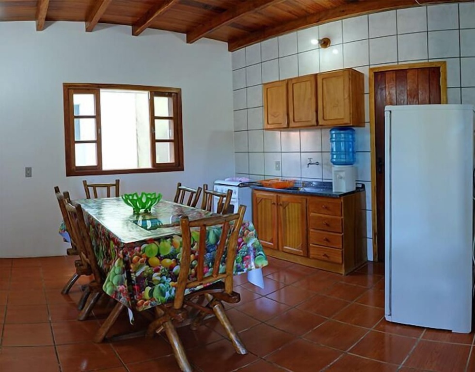 Chalet with balcony