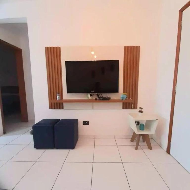 Apartamento Sun Way com piscina, churrasqueira e play ground