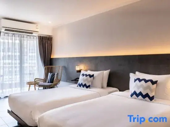 Двухместный номер Deluxe 2 отдельные кровати в Heeton Concept Hotel Pattaya by Compass Hospitality