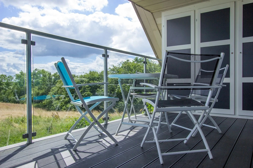 Studio with balcony