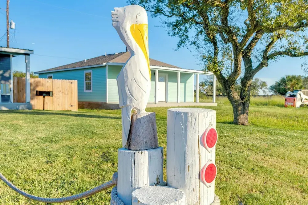 Relax at Heron Bay Cottage in Rockport, Texas!
