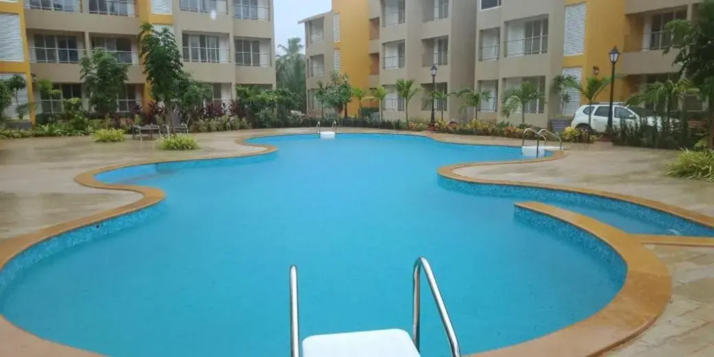 Most convenient 2 BR apartment in central Anjuna
