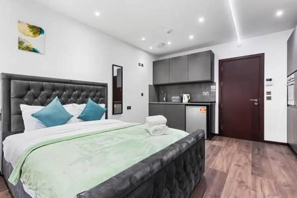 Modern Spacious Suite Sleeps 4 in Central London — фото