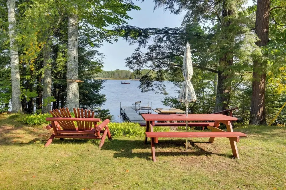 Cozy Lakefront Cabin w/ Indoor Gas Fireplace!