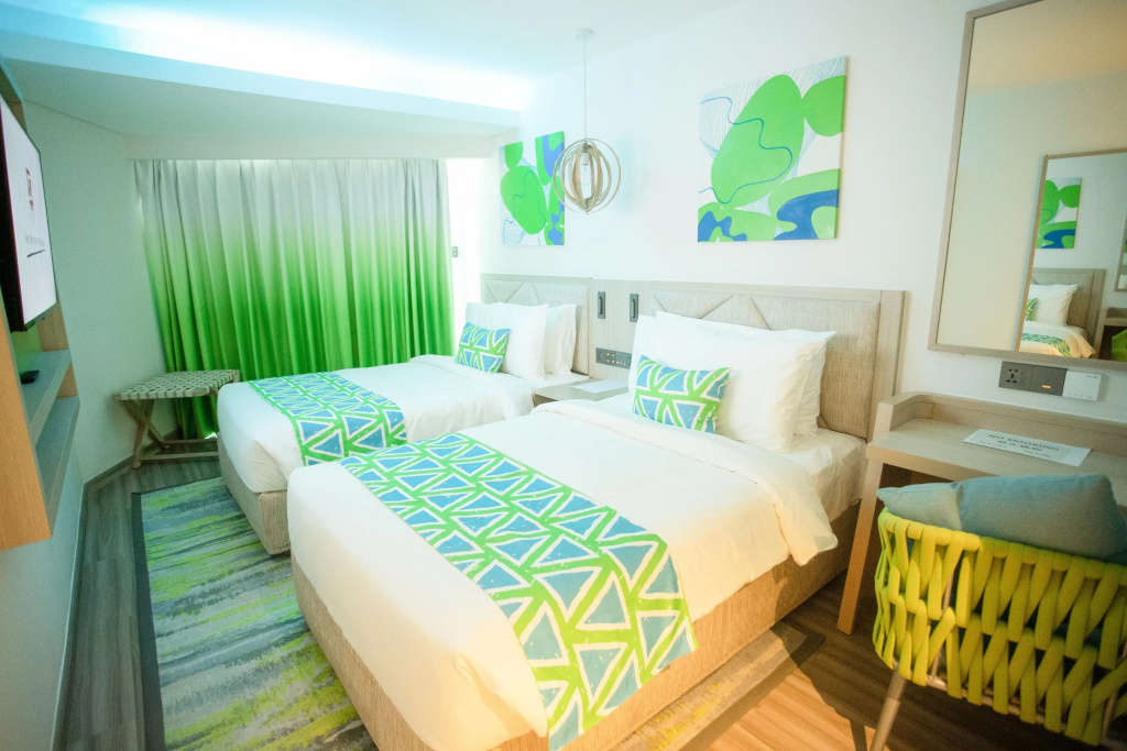 Standard No View Double room (twin beds)