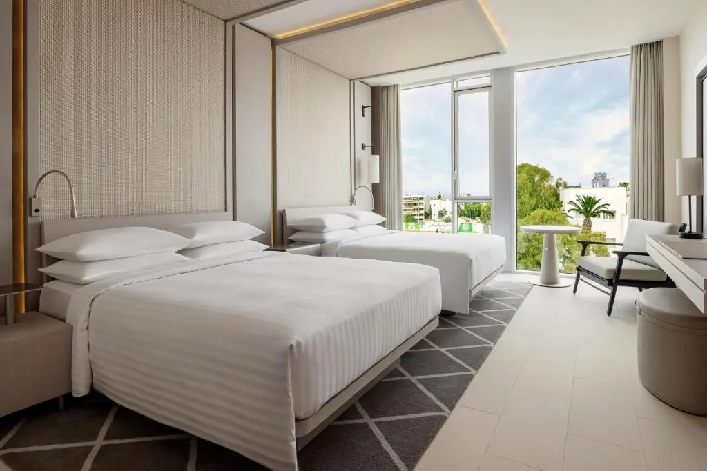 Standard Double room with city view (twin beds)