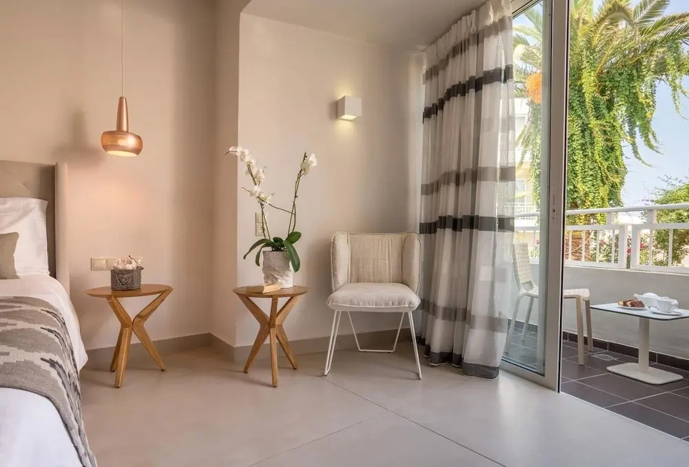 Superior Double room with balcony and with garden view (full double bed)