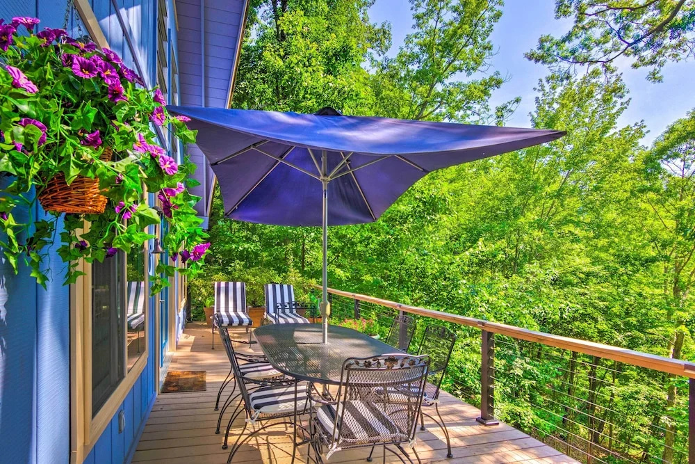 Mtn-view Gem in Lake Lure w/ Game Room & Fire Pit