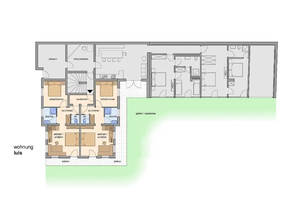 3 Bedrooms Apartment with balcony
