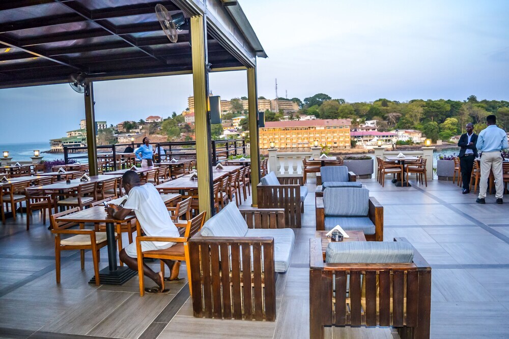 Interior View of Mamba Point Hotel Restaurant Lagoonda