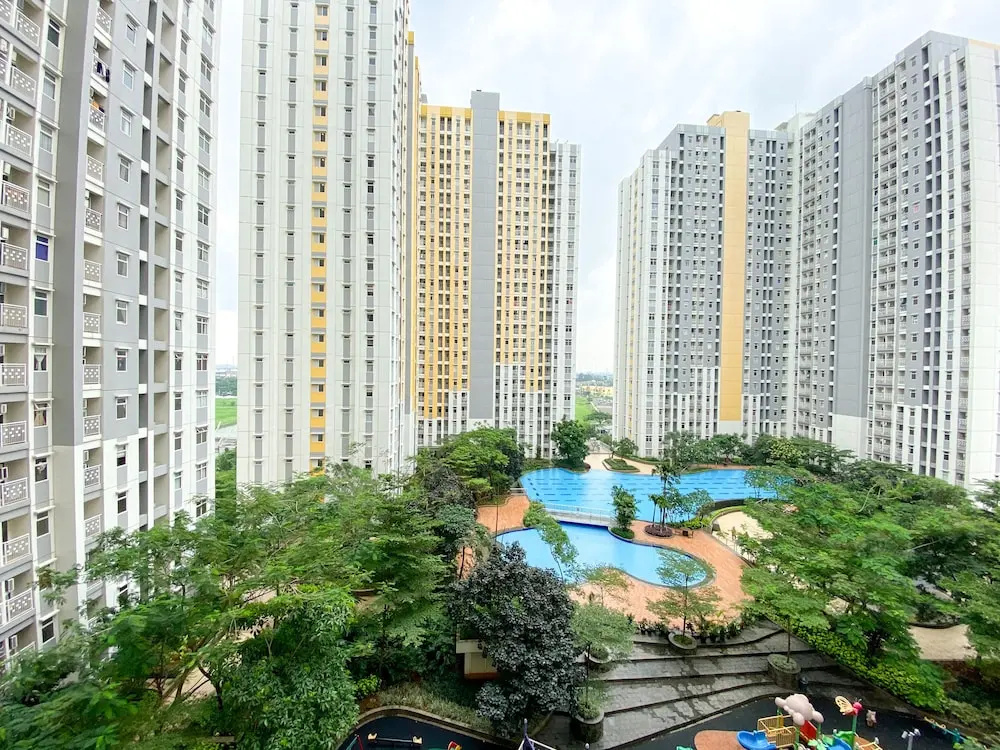 Elegant And Comfy 2Br Springlake Summarecon Bekasi Apartment Near Summarecon Mall