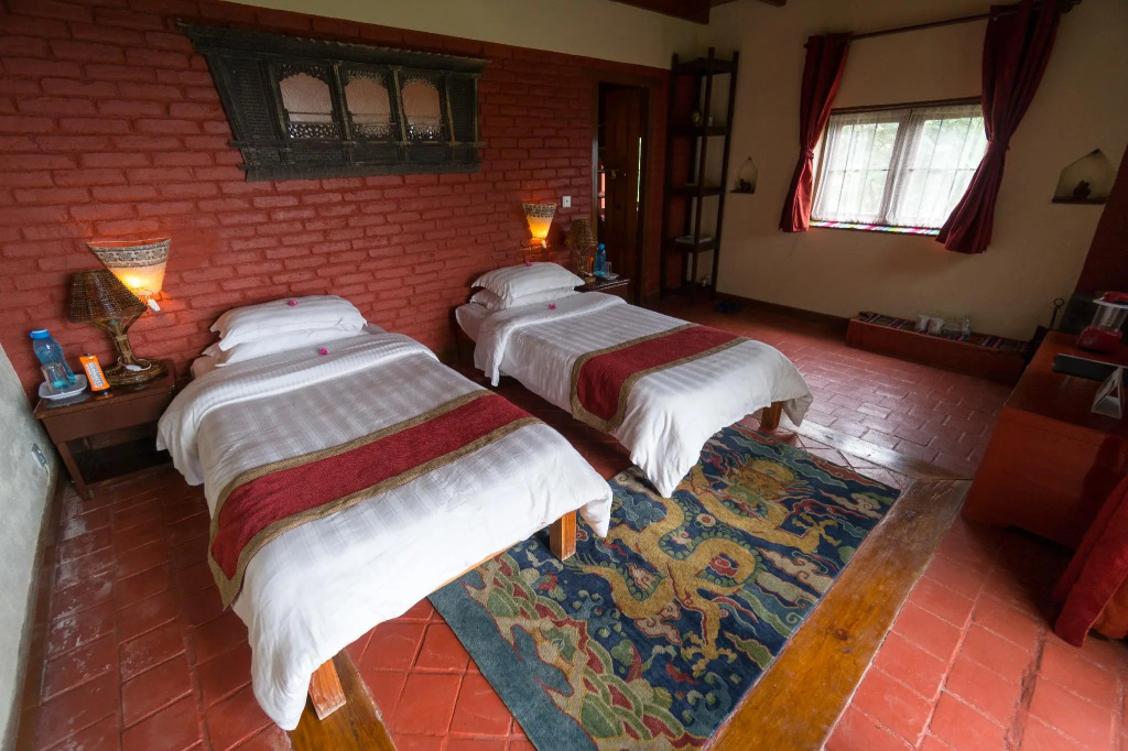 標準雙人房,兩張床