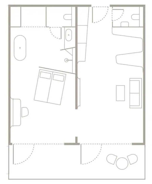 Suite with balcony and with lake view