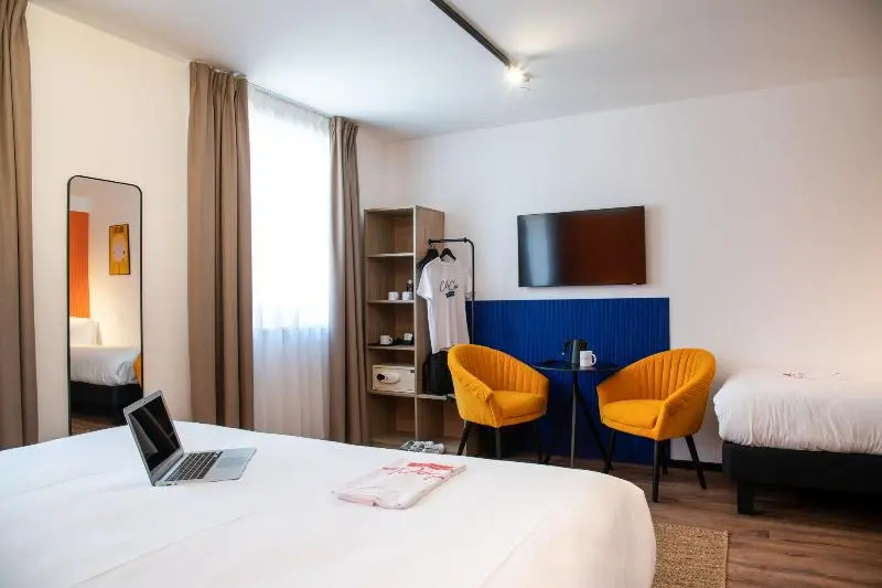 ClapClap Hôtel Strasbourg - Chambres