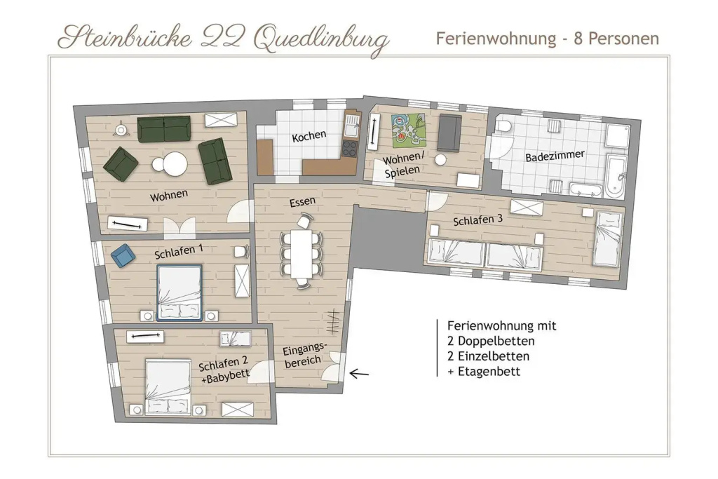 Ferienwohnung Steinbrücke Quedlinburg