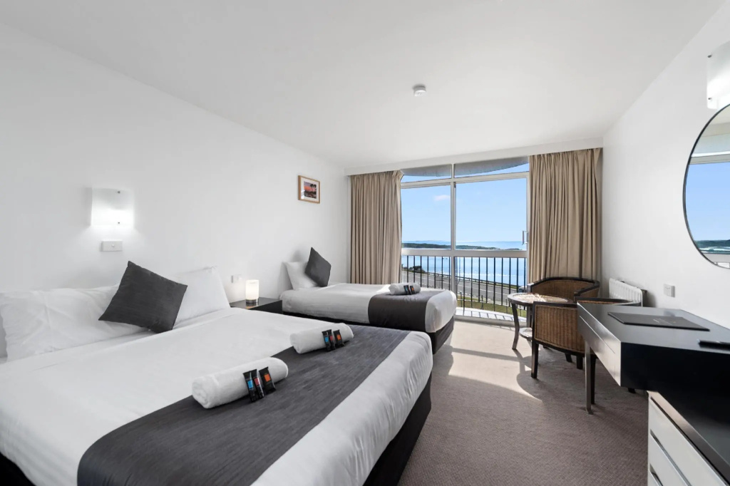 Standard Double room with ocean view (twin beds)