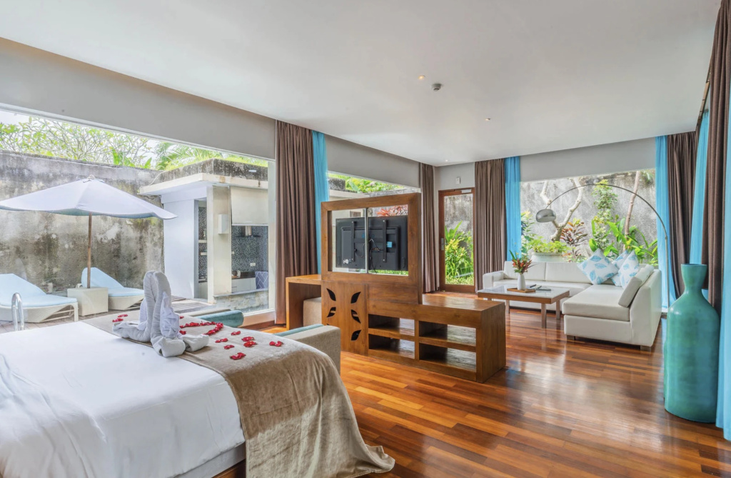 1 Bedroom Spearmint Double Pool Villa (twin beds)