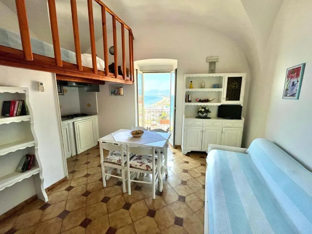 Studio with balcony and with sea view