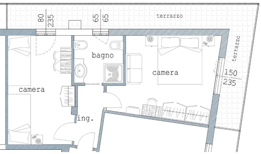 Hotel Milano - Chambres