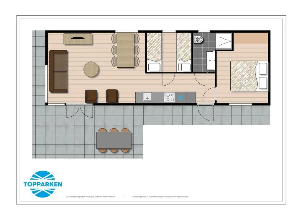 TopParken Resort Bosvallei - Chambres