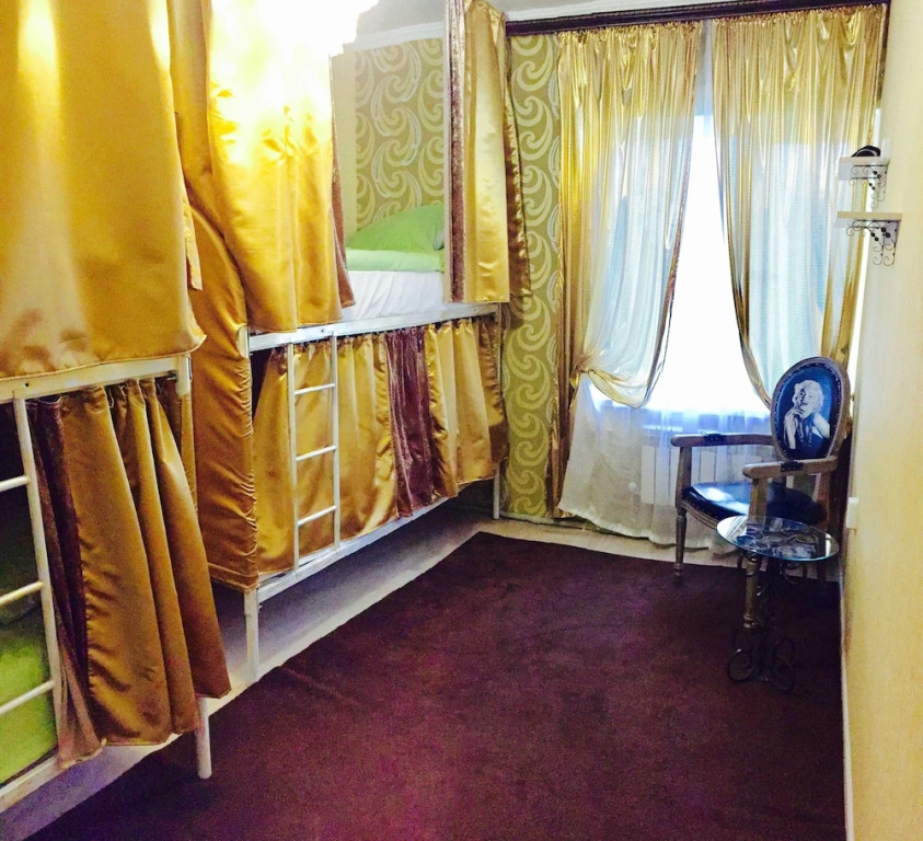 Кровать в общем номере в Wanderlust hostel Riverside