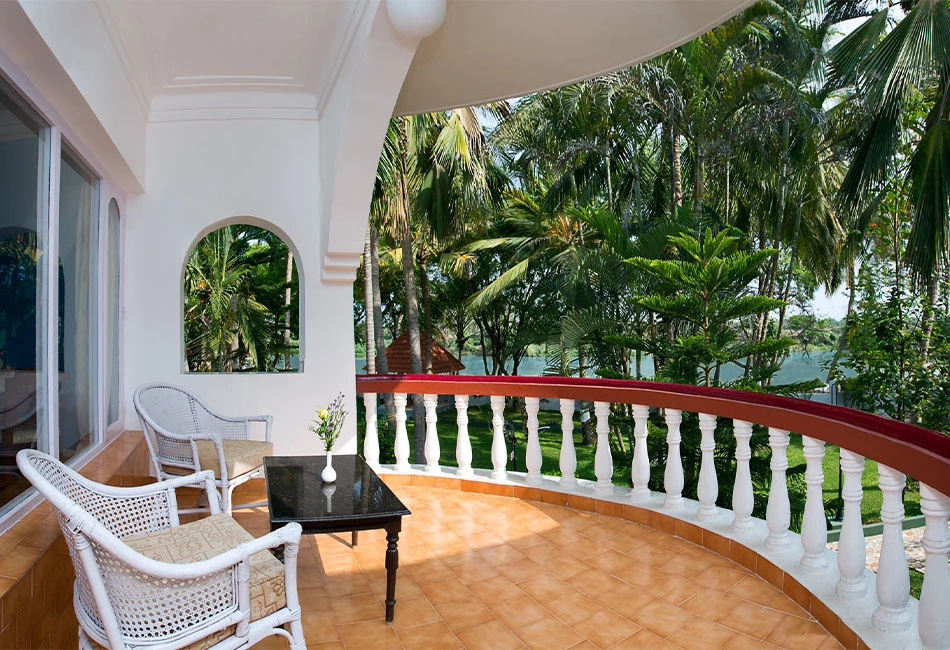 Standard room with balcony and with river view