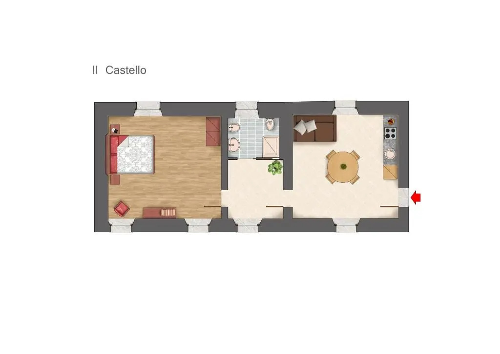 1 Bedroom Apartment
