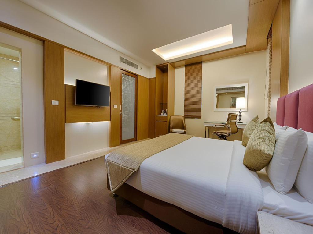 Executive Double Suite with city view full double bed