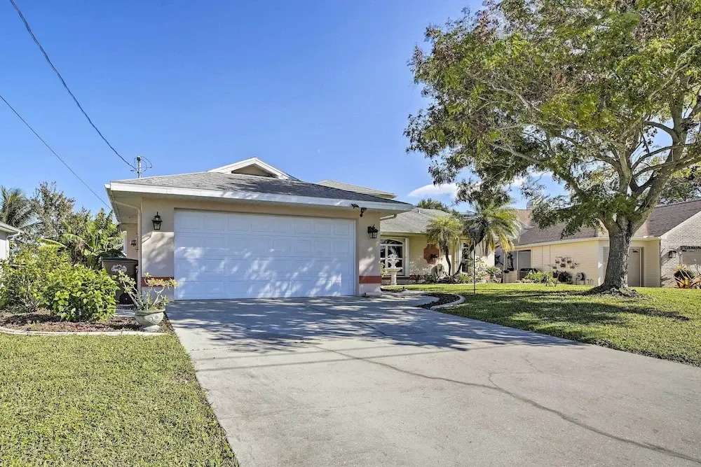 Canal-view Home w/ Lanai in Cape Coral!
