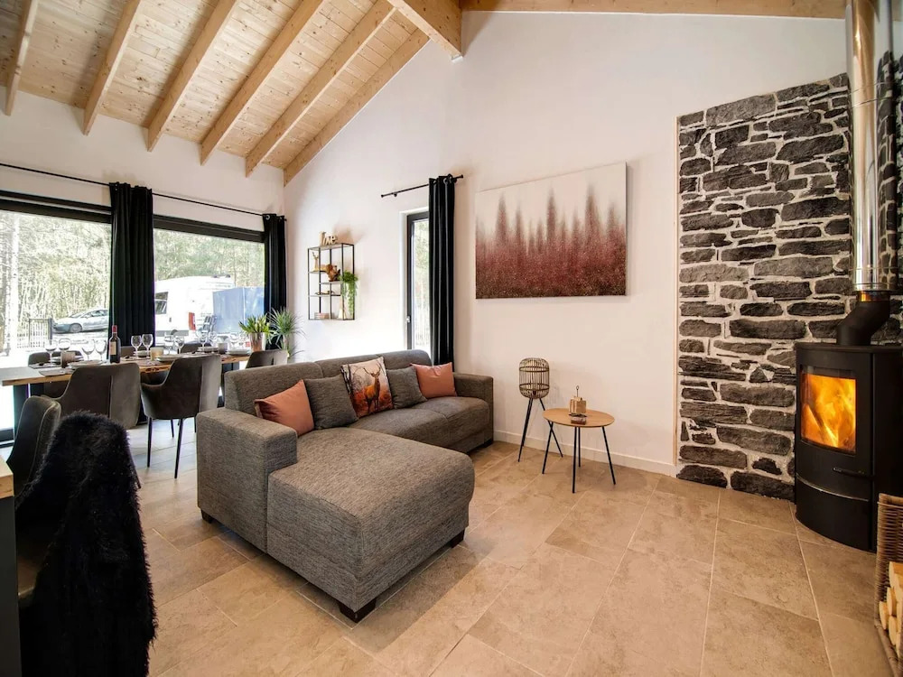 Nice Holiday Home In Biron With Barrel Sauna And Hot Tub